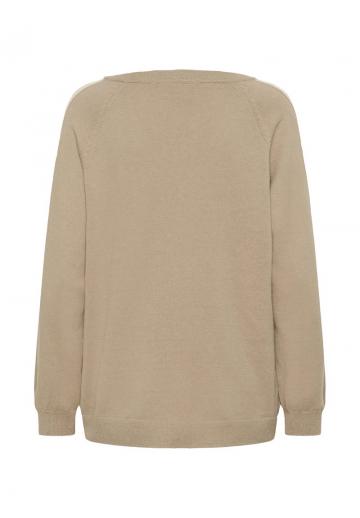 Пуловер в полоску