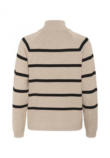 Пуловер в полоску