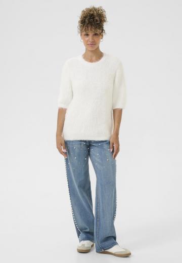 Пуловер с коротким рукавом