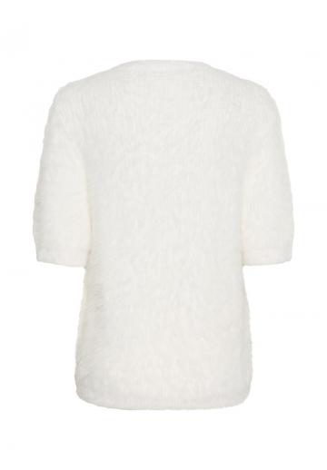 Пуловер с коротким рукавом