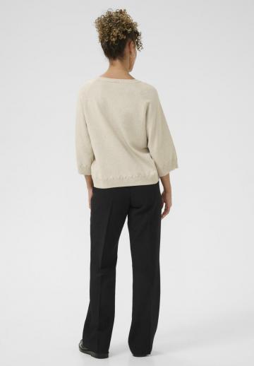 Пуловер с рукавом три четверти