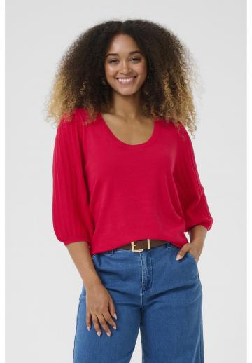 Пуловер с коротким рукавом