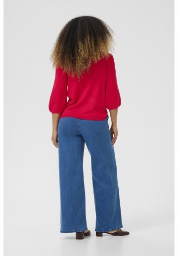 Пуловер с коротким рукавом