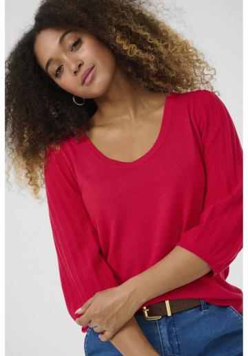 Пуловер с коротким рукавом