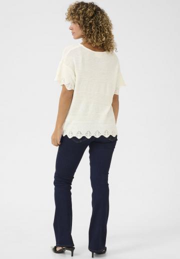 Пуловер с коротким рукавом