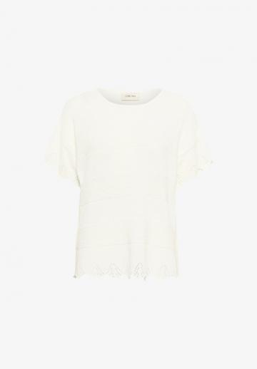 Пуловер с коротким рукавом