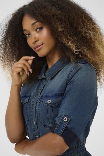 Джинсовое платье