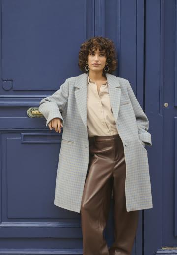 Шерстяное пальто