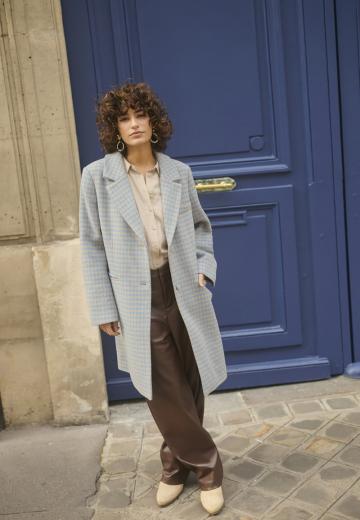 Шерстяное пальто