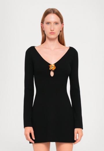 Вязаное платье