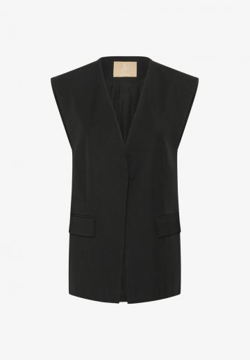 Длинный жилет