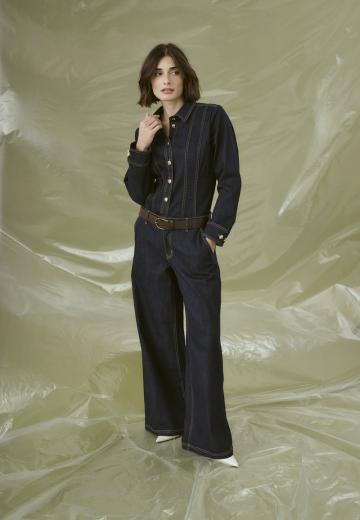 Джинсовая блузка