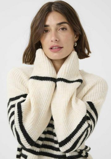 Пуловер в полоску
