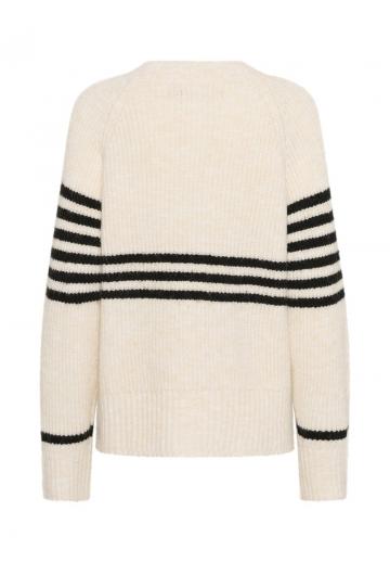 Пуловер в полоску