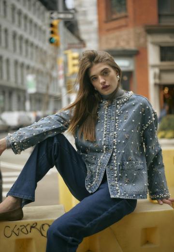 Прямые джинсы