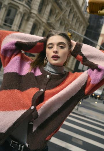 Жаккардовая кофта