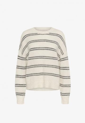 Пуловер в полоску