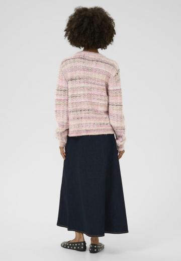 Пуловер в полоску