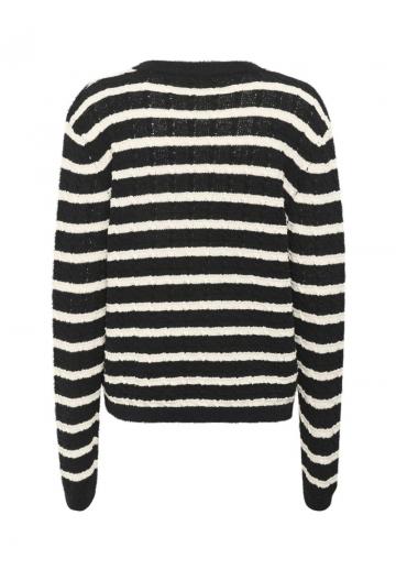 Пуловер в полоску