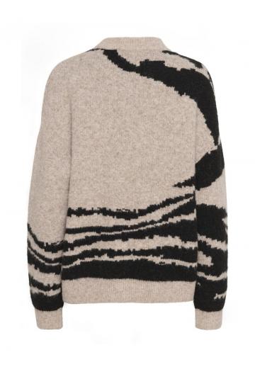 Длинный пуловер