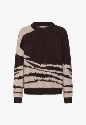 Длинный пуловер