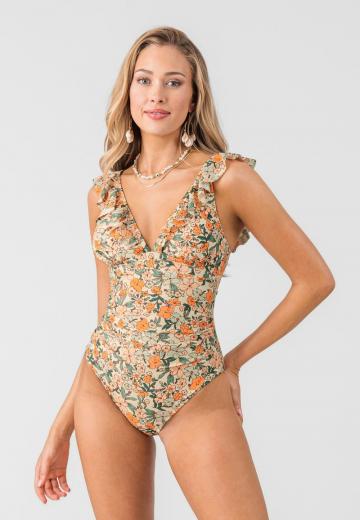 Слитный купальник