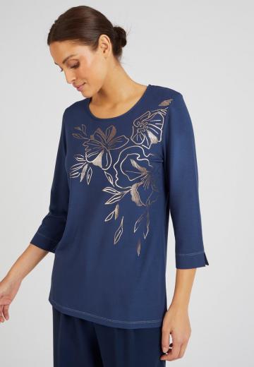 Майка с рукавом три четверти