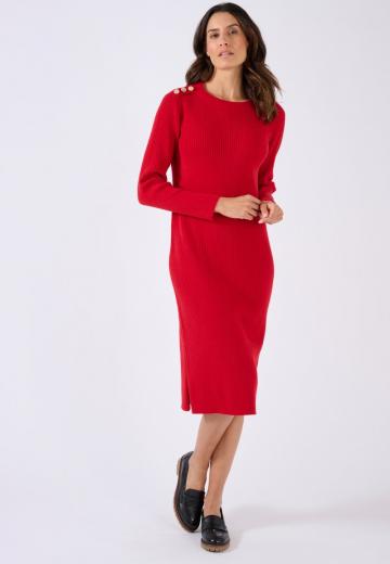 Вязаное платье