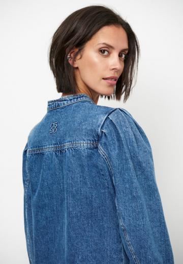 Джинсовая блузка