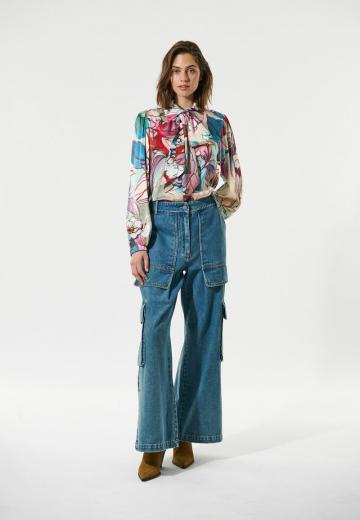 Шелковая блузка