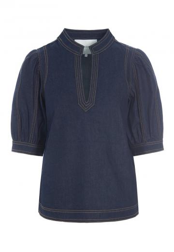 Джинсовая блузка