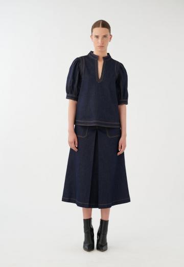 Джинсовая блузка