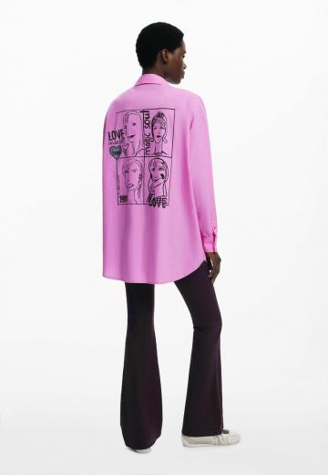 Длинная блузка