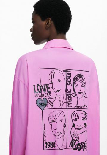 Длинная блузка