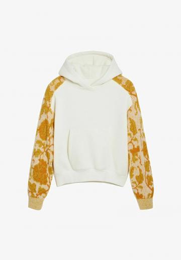 Пуловер с капюшоном