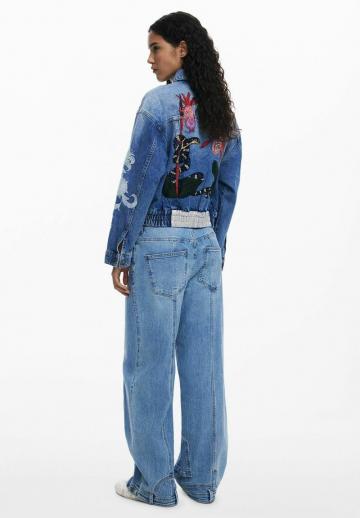 Джинсовая жилетка