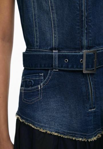 Джинсовое платье