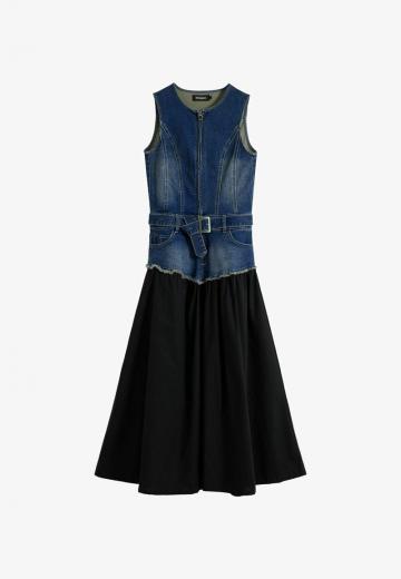 Джинсовое платье