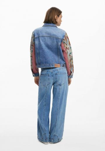 Джинсовая жилетка