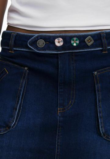 Джинсовая юбка