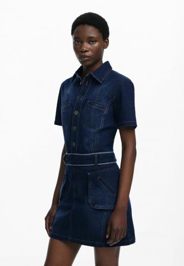 Джинсовое платье