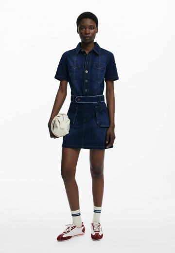 Джинсовое платье