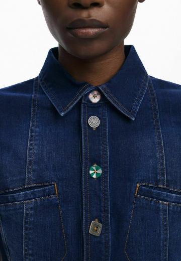 Джинсовое платье