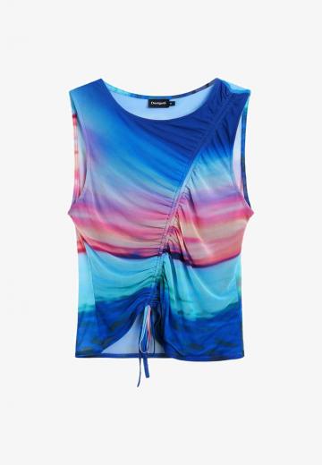 Блузка без рукавов