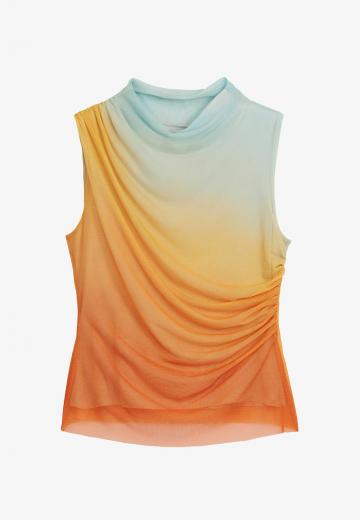 Блузка без рукавов