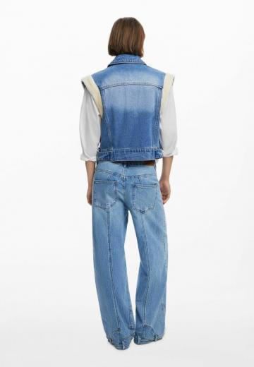 Джинсовая жилетка