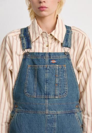 Джинсовый комбинезон