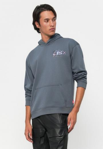 Пуловер с капюшоном