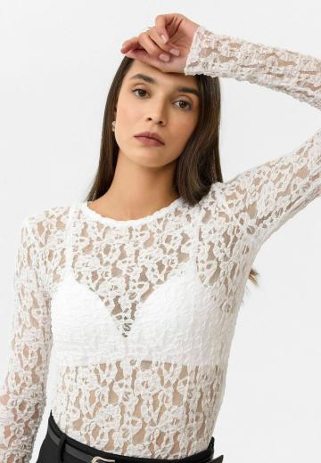 Кружевная блузка