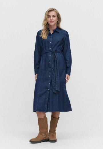 Джинсовое платье